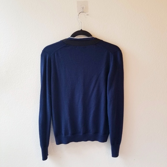 SOLD! J. Crew Harlow Cardigan Tipped Silk Underlay - Picture 4 of 8